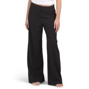 TAHARI ASL Black Bistretch Wide Leg Pants